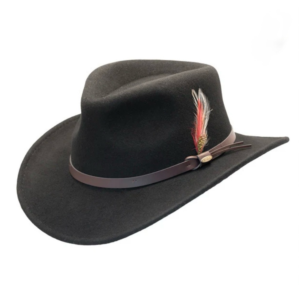 Scala Black Four Seasons Fedora